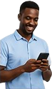 Un propriétaire consultant l'application